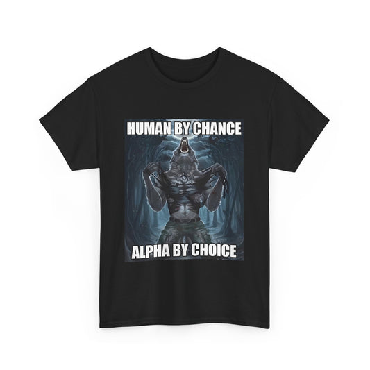 Alpha Wolf Ripping Shirt Meme T-Shirt